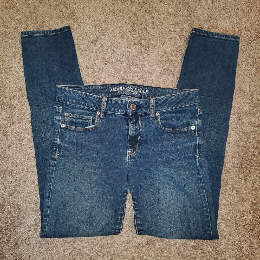 A. Eagle skinny jeans
